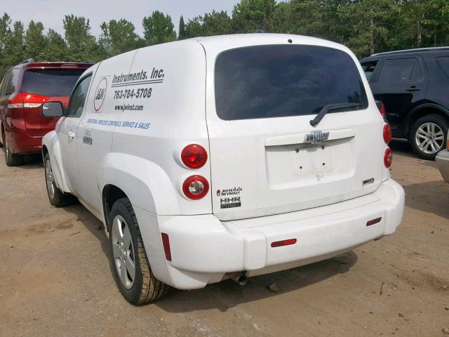 3GCCA85B79S567833 - 2009 CHEVROLET HHR PANEL WHITE photo 3