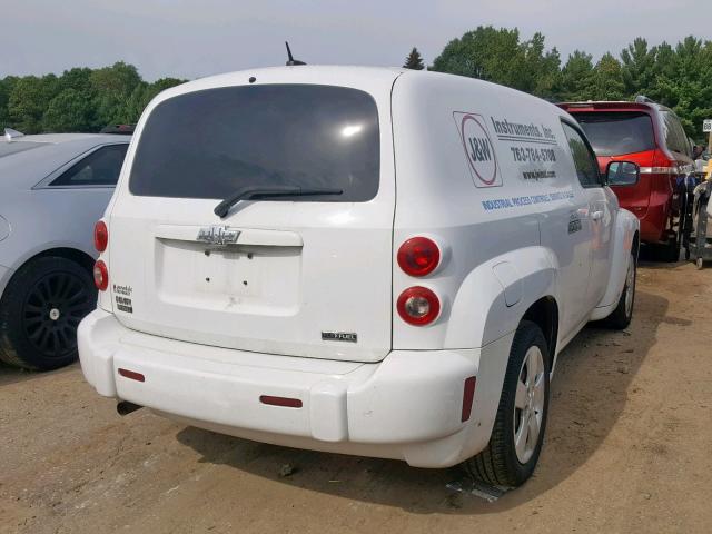 3GCCA85B79S567833 - 2009 CHEVROLET HHR PANEL WHITE photo 4