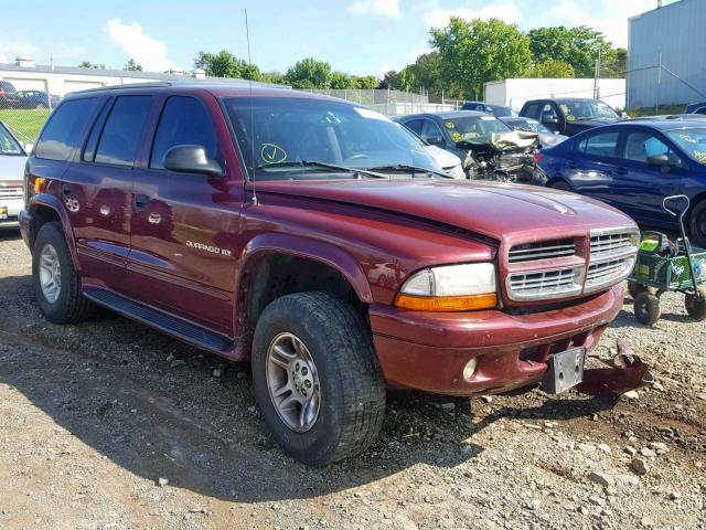 1B4HS28N31F514039 - 2001 DODGE DURANGO MAROON photo 1