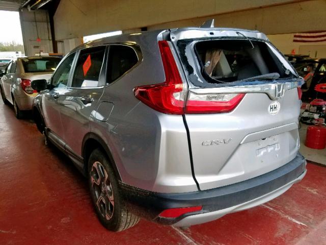 7FARW2H85JE013927 - 2018 HONDA CR-V EXL GRAY photo 3