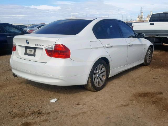 WBAVD13516KV02887 - 2006 BMW 325 XI WHITE photo 4