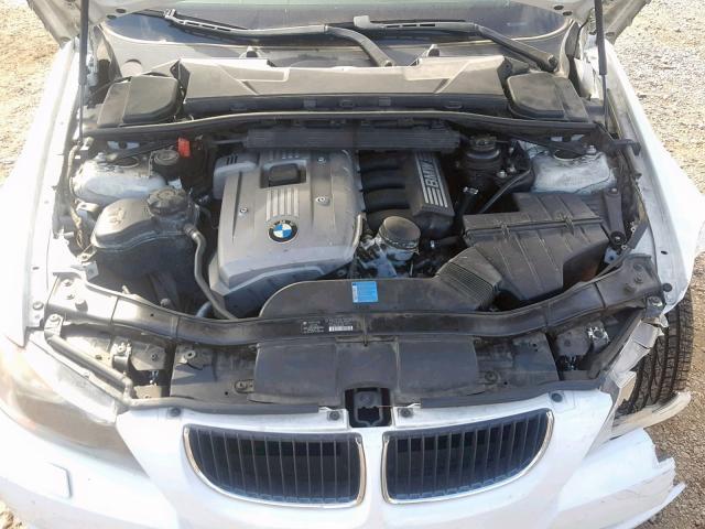 WBAVD13516KV02887 - 2006 BMW 325 XI WHITE photo 7