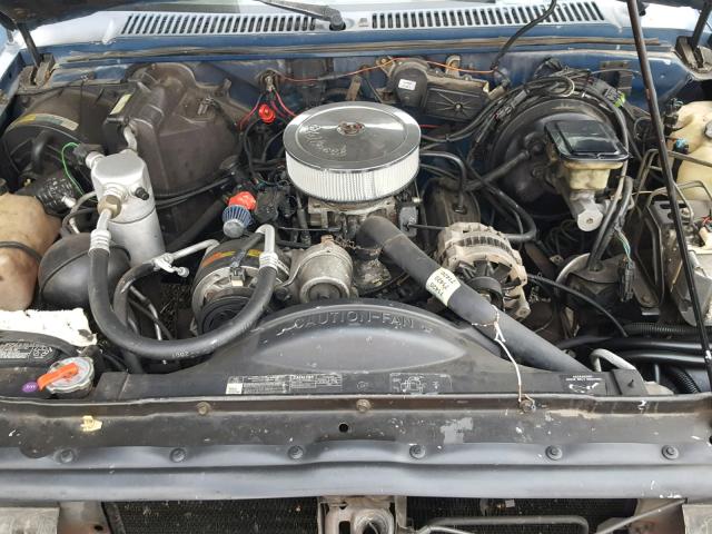 1GNDT13Z2N2156942 - 1992 CHEVROLET BLAZER S10 BLUE photo 7