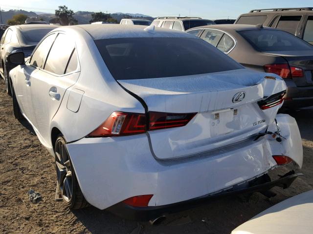 JTHBF1D27E5032946 - 2014 LEXUS IS 250 WHITE photo 3