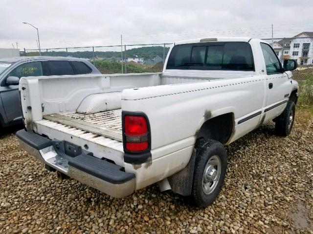 3B7KF2663XM598283 - 1999 DODGE RAM 2500 WHITE photo 4