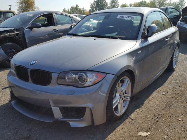 WBAUC9C58BVM10231 - 2011 BMW 135 I GRAY photo 2