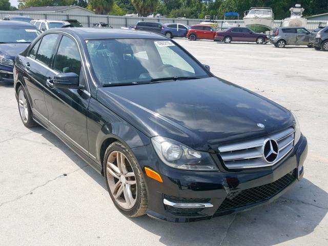 WDDGF4HB0DR268080 - 2013 MERCEDES-BENZ C 250 BLACK photo 1