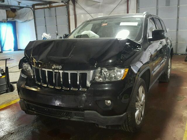 1J4RR4GTXBC675001 - 2011 JEEP GRAND CHER BLACK photo 2