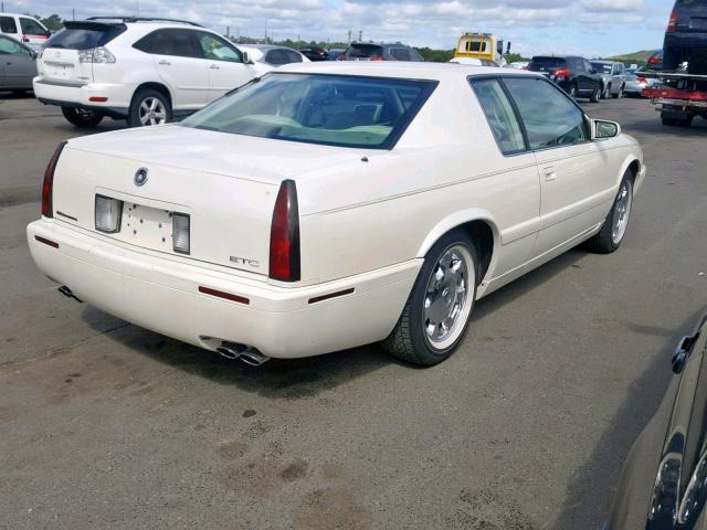 1G6ET12921B105176 - 2001 CADILLAC ELDORADO T WHITE photo 4