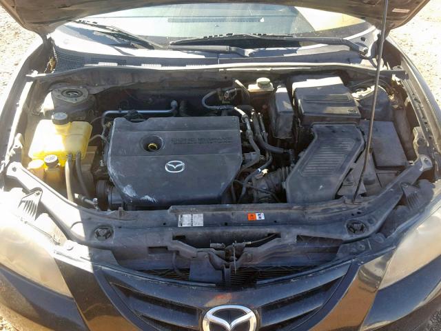 JM1BK324771667835 - 2007 MAZDA 3 S BLACK photo 7