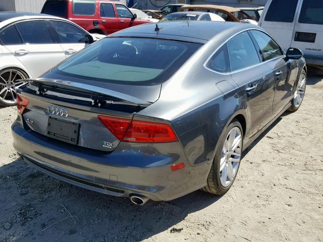 WAU2MAFC6FN008665 - 2015 AUDI A7 PRESTIG GRAY photo 4