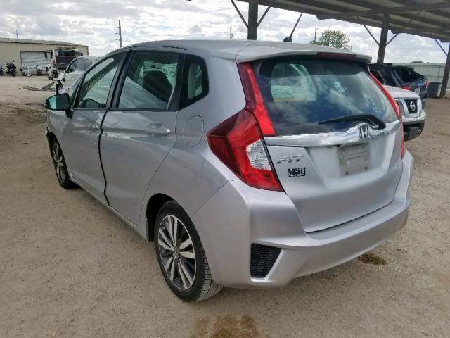 3HGGK5H80FM717442 - 2015 HONDA FIT EX SILVER photo 3