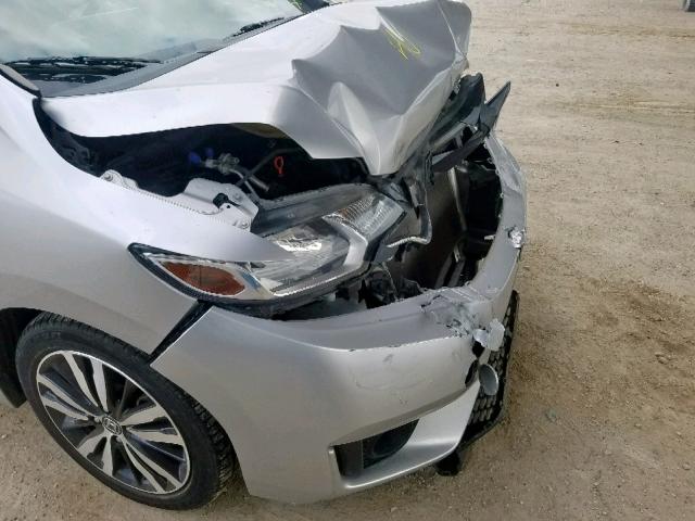 3HGGK5H80FM717442 - 2015 HONDA FIT EX SILVER photo 9