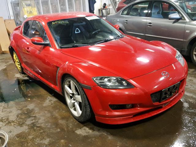 JM1FE173340101928 - 2004 MAZDA RX8 RED photo 1