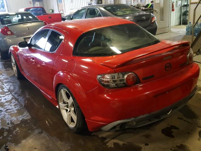 JM1FE173340101928 - 2004 MAZDA RX8 RED photo 3