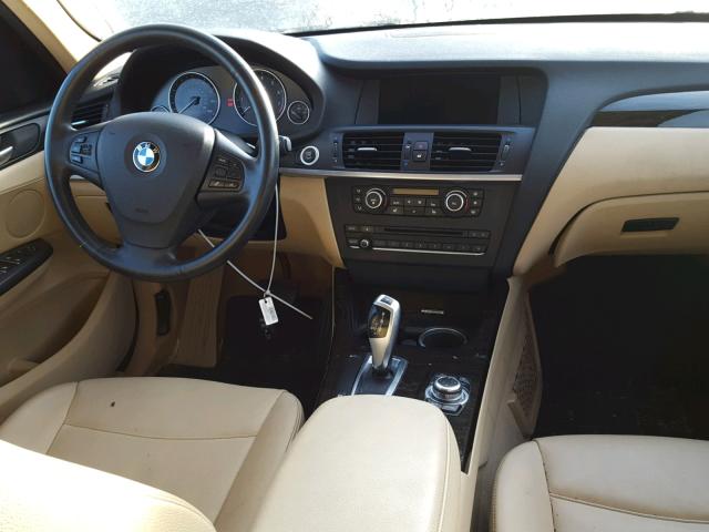 5UXWX5C51BL710664 - 2011 BMW X3 XDRIVE2 CHARCOAL photo 9