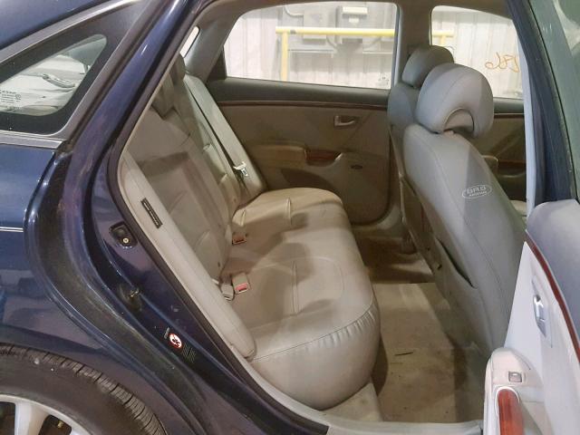 KMHFC46F16A057889 - 2006 HYUNDAI AZERA SE BLUE photo 6