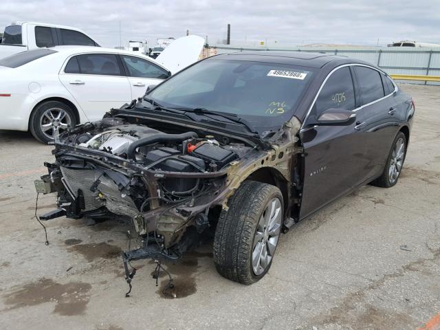 1G1ZH5SX3GF220451 - 2016 CHEVROLET MALIBU PRE ბურგუნდია ფოტო 2