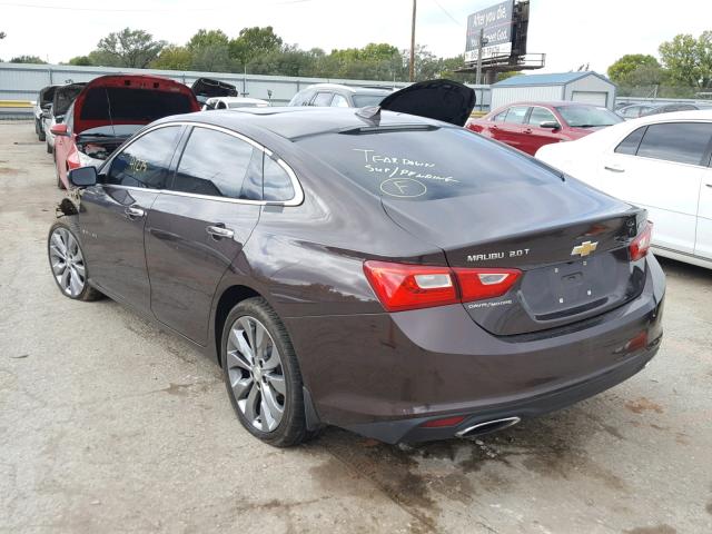 1G1ZH5SX3GF220451 - 2016 CHEVROLET MALIBU PRE BURGUNDY photo 3