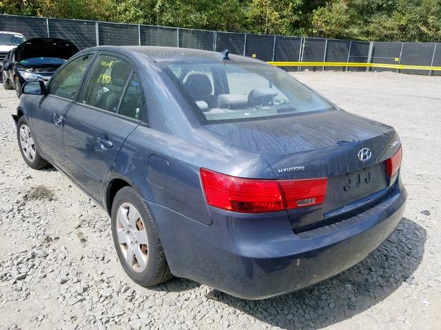 5NPET4AC5AH589161 - 2010 HYUNDAI SONATA GLS BLUE photo 3