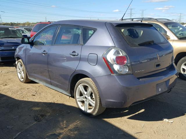 5Y2SP67049Z414307 - 2009 PONTIAC VIBE BLUE photo 3