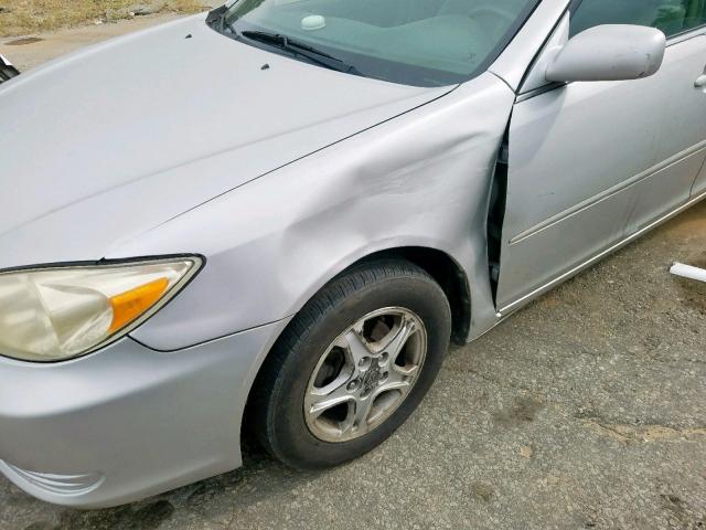 4T1BE32K53U677435 - 2003 TOYOTA CAMRY LE SILVER photo 9