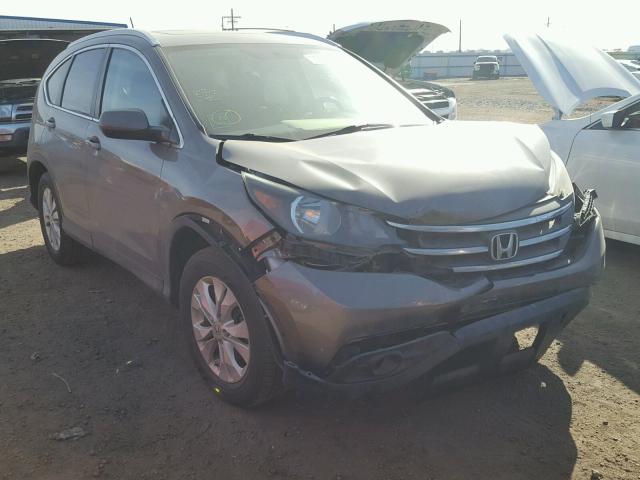 5J6RM4H76CL048412 - 2012 HONDA CR-V EXL CHARCOAL photo 1