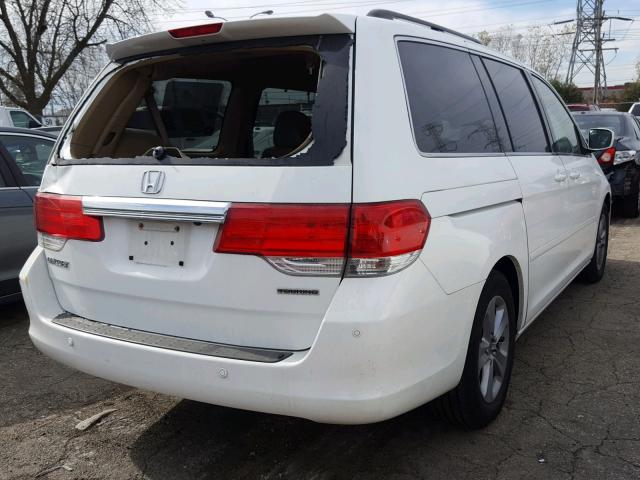 5FNRL38999B030843 - 2009 HONDA ODYSSEY TO WHITE photo 4