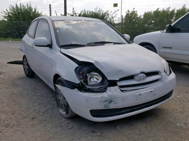 KMHCM3AC6AU170459 - 2010 HYUNDAI ACCENT BLU WHITE photo 1