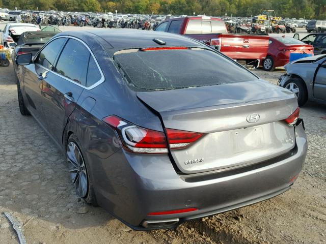 KMHGN4JE6FU073663 - 2015 HYUNDAI GENESIS 3. GRAY photo 3