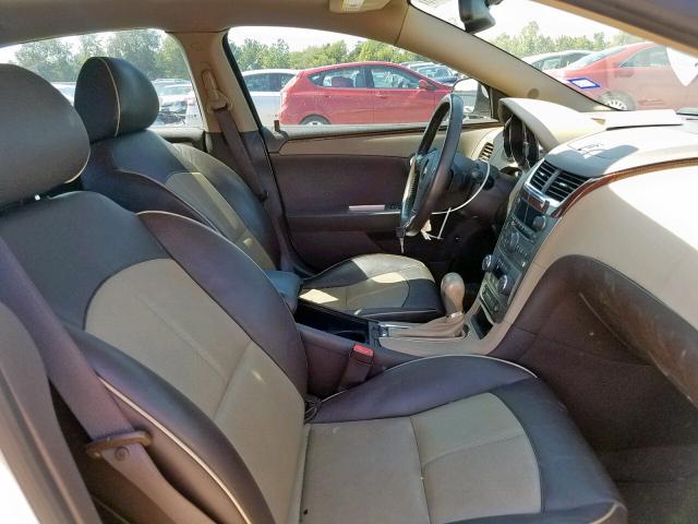1G1ZE5E78A4105545 - 2010 CHEVROLET MALIBU LTZ თეთრი ფოტო 5