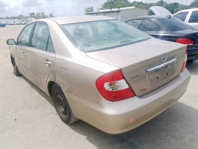 4T1BE32K42U047128 - 2002 TOYOTA CAMRY LE Қоңыр фото 3