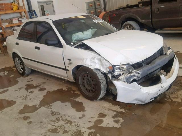 JM1BJ225830166216 - 2003 MAZDA PROTEGE DX WHITE photo 1