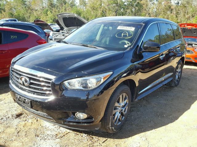 5N1AL0MN3DC325100 - 2013 INFINITI JX35 BASE BLACK photo 2