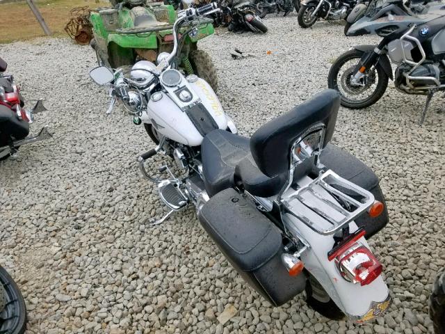 1HD1BXB134Y026353 - 2004 HARLEY-DAVIDSON FLSTFI WHITE photo 3