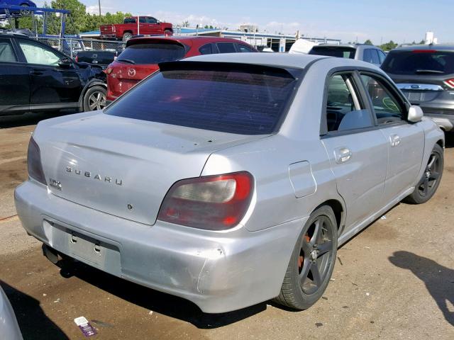 JF1GD29633G512374 - 2003 SUBARU IMPREZA WR SILVER photo 4