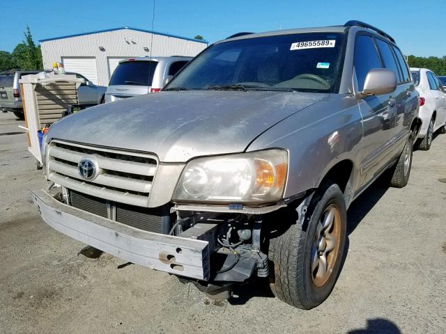 JTEGD21AX60154094 - 2006 TOYOTA HIGHLANDER TAN photo 2