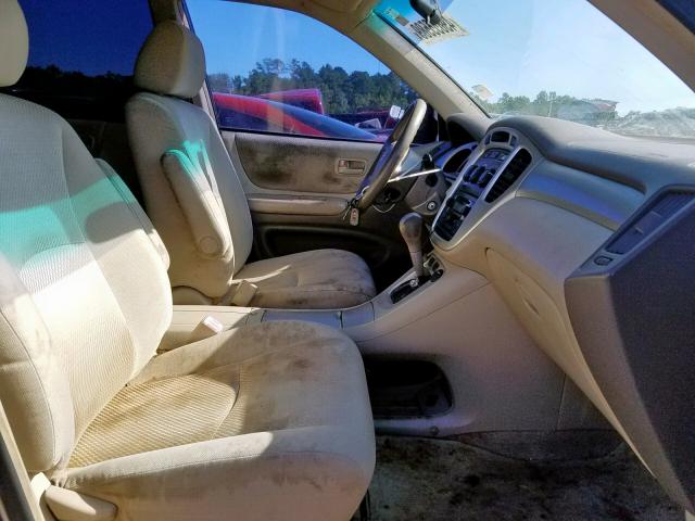 JTEGD21AX60154094 - 2006 TOYOTA HIGHLANDER TAN photo 5