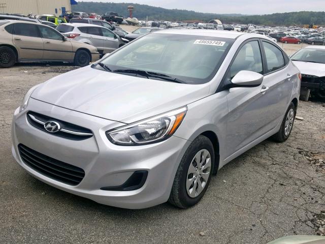 KMHCT4AE8HU337988 - 2017 HYUNDAI ACCENT SE SILVER photo 2