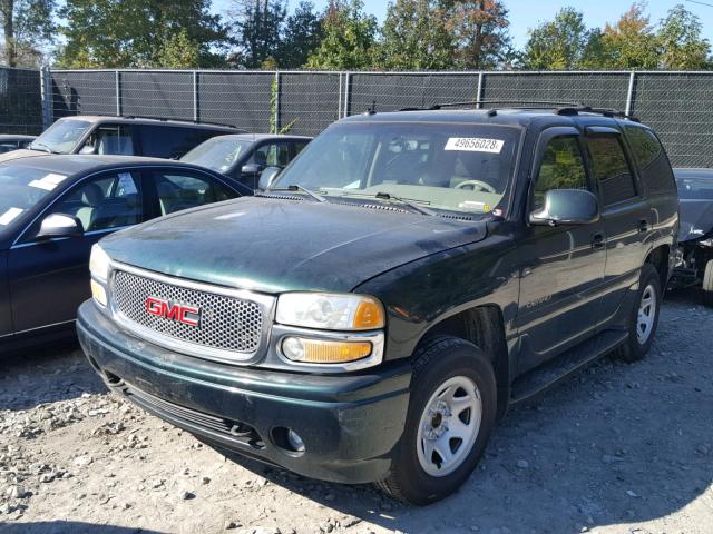 1GKEK63U13J226780 - 2003 GMC YUKON DENA GREEN photo 2