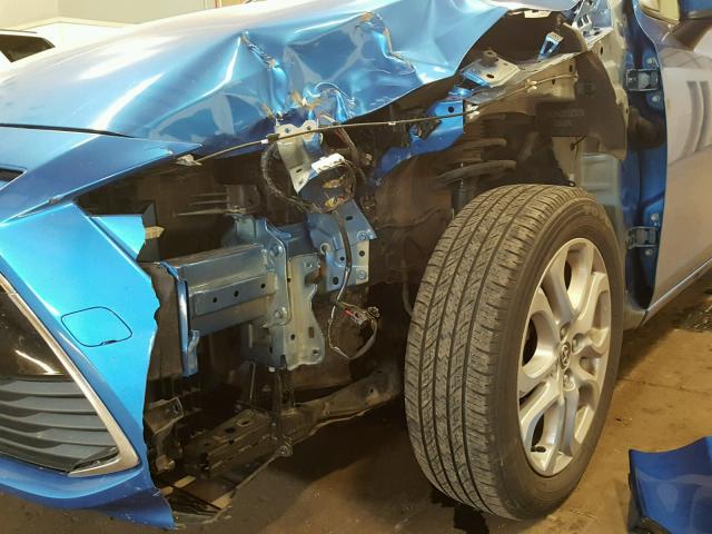 3MYDLBZV2GY111203 - 2016 TOYOTA SCION IA BLUE photo 9