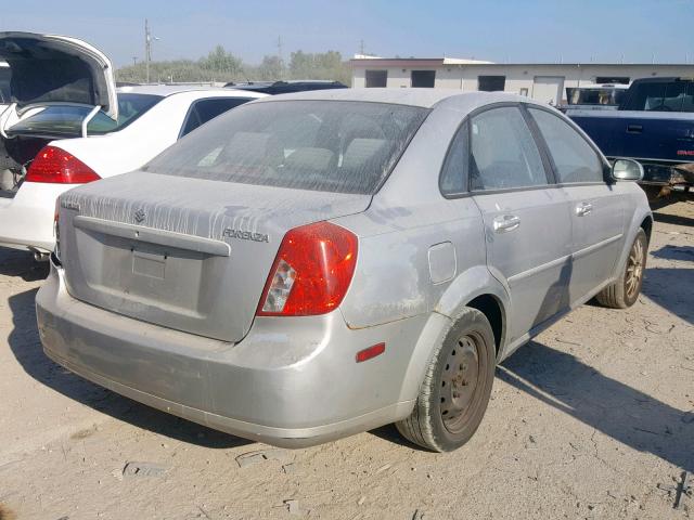 KL5JD56Z06K339288 - 2006 SUZUKI FORENZA GRAY photo 4