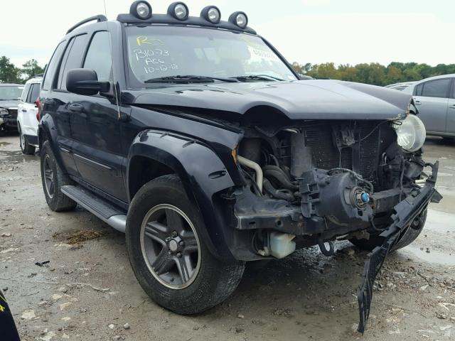 1J8GK38K33W600599 - 2003 JEEP LIBERTY RE BLACK photo 1