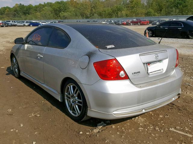 JTKDE177160106468 - 2006 TOYOTA SCION TC ვერცხლისფერი ფოტო 3