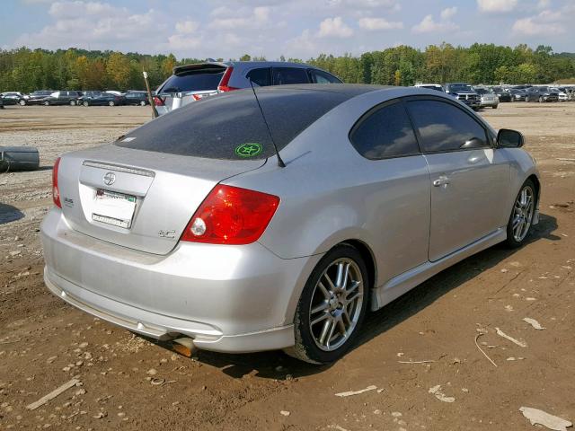 JTKDE177160106468 - 2006 TOYOTA SCION TC ვერცხლისფერი ფოტო 4