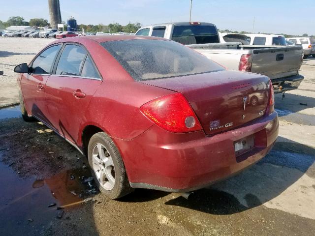 1G2ZH57N184134605 - 2008 PONTIAC G6 GT RED photo 3