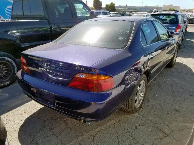 19UUA5667YA019742 - 2000 ACURA 3.2TL BLUE photo 4