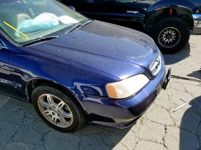 19UUA5667YA019742 - 2000 ACURA 3.2TL BLUE photo 9