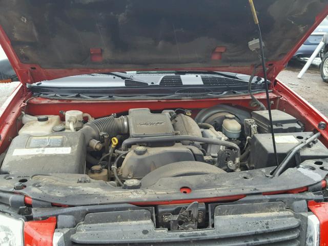 1GKDT13S222263162 - 2002 GMC ENVOY RED photo 7