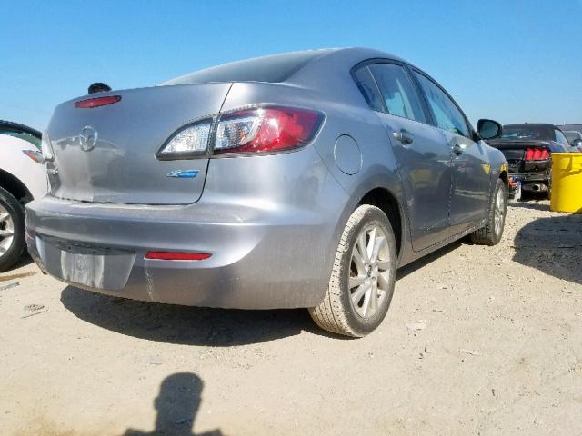 JM1BL1V73D1817328 - 2013 MAZDA 3 I GRAY photo 4